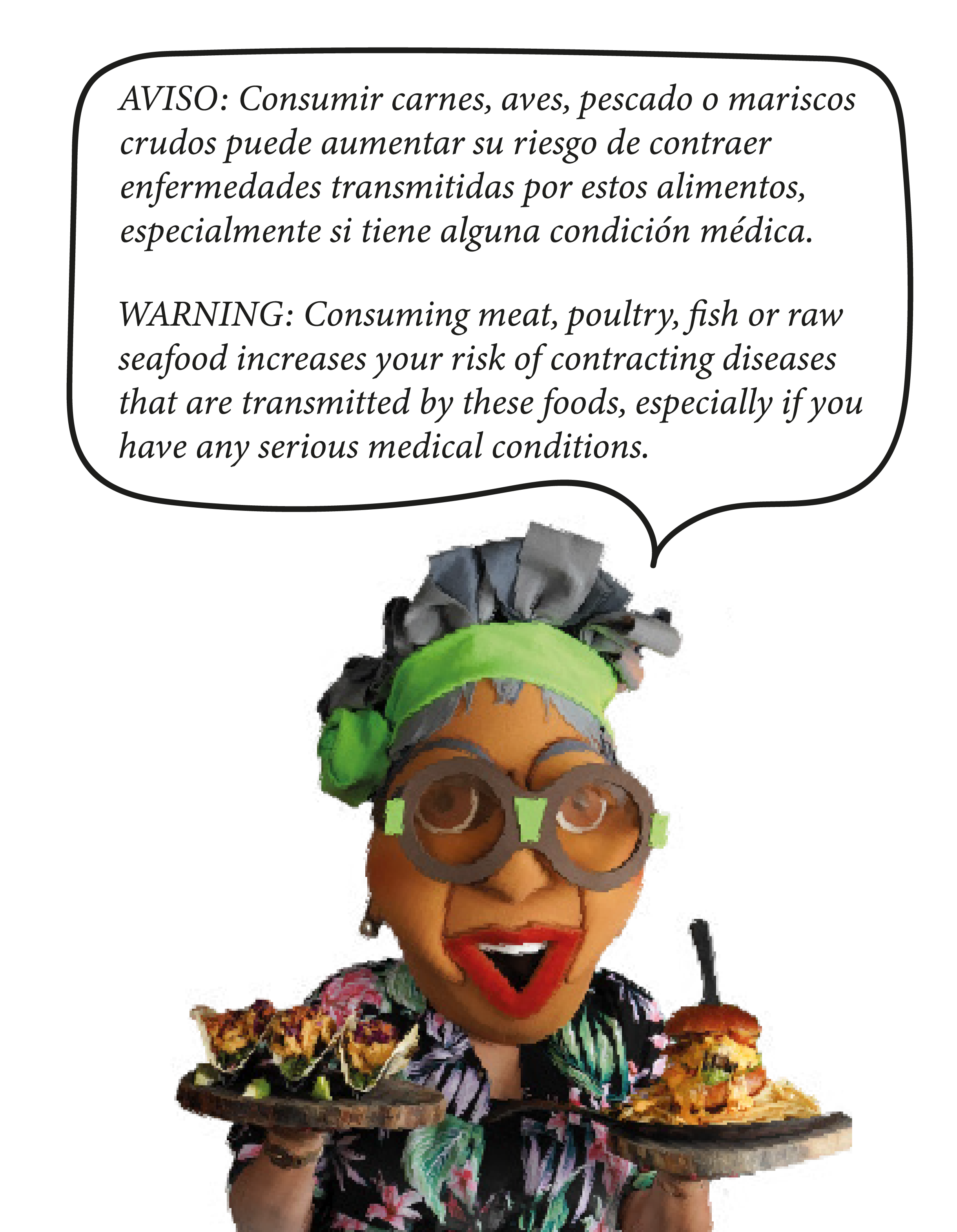 Advertencia sobre el consumo de carnes